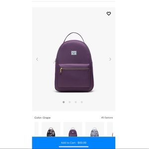 Herschel purple 🎒backpack
